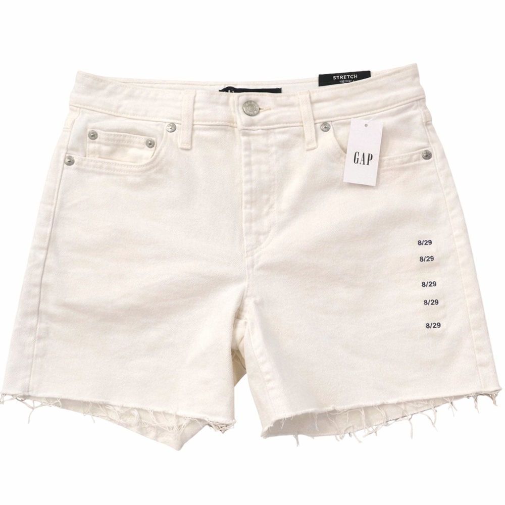 GAP White Denim Jean Shorts